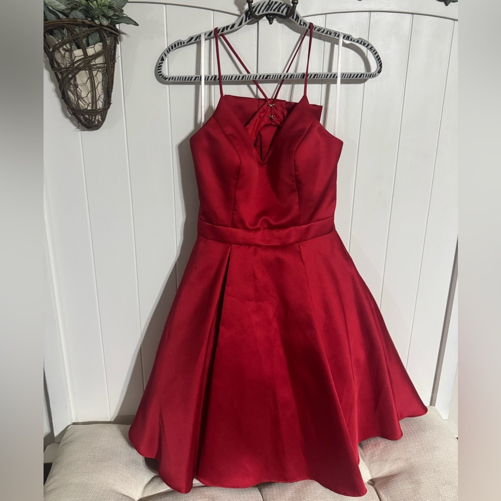 Elegant Red Prom Dress